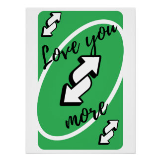 Uno der Liebe: 'Love You More'-Poster Poster