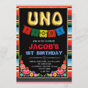 UNO-Feier Geburtstagsfeier Einladung