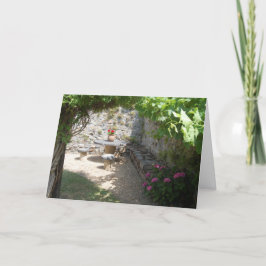 UNO jardin à La française Feiertagskarte