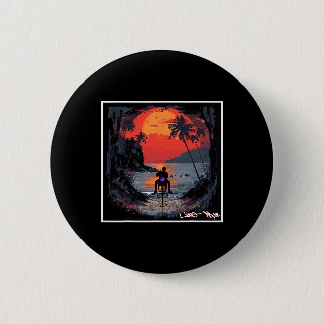 Uno Mas - Disc Golf  Button (Vorderseite)