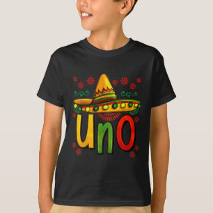 Uno Mein erster mexikanischer Geburtstag Cinco De T-Shirt