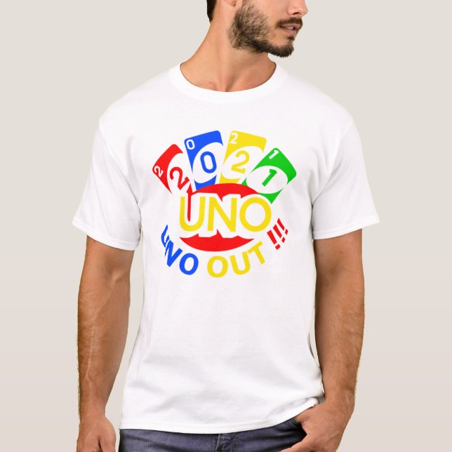 Uno Out 2021 White T - Shirt (Vorderseite)