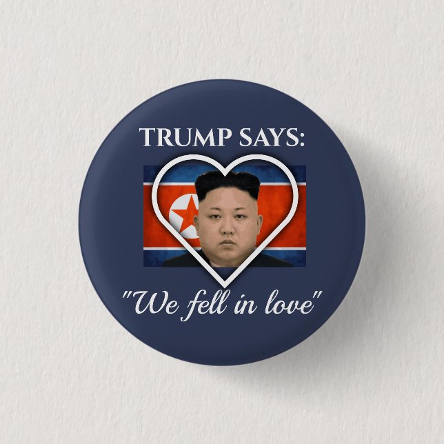 UNO Trumpf-Liebe-Kim-Jong Button (Vorderseite)