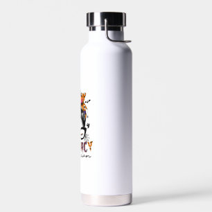 Unordentliche-Bun-Apotheken-Techniker-Halloween-Pa Trinkflasche