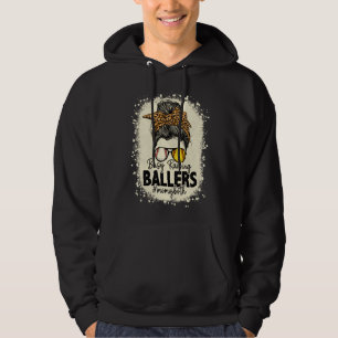 Unordentliche Dutt-Mutter von beiden Baseball Soft Hoodie