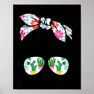 Unordentlicher Dutt Pflanzen Mama Mutter Leben Pfl Poster