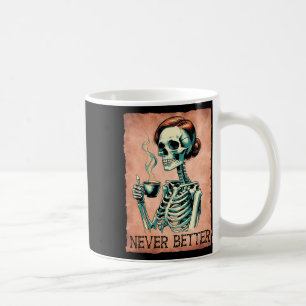 Unordentlicher Dutt Trinkender Kaffee Für Frauen N Kaffeetasse