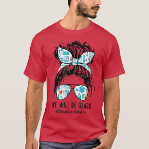 Unordentlicher Knoten Wir Werden Gehört Million Nu T-Shirt
