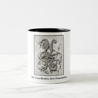 Unorthodoxe Kunst-Tasse Zweifarbige Tasse