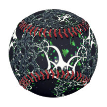 Unperfektes weißes Fraktal auf schwarzem Raum, ges