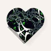 Unperfektes weißes Fraktal auf schwarzem Raum, ges