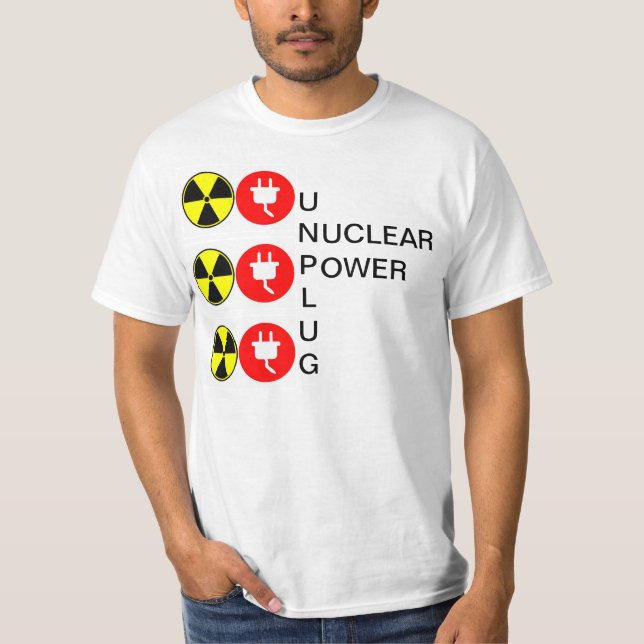 UNPLUG NUKLEARER POWER T-Shirt (Vorderseite)