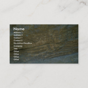 Unpolierter Granitstein Visitenkarte