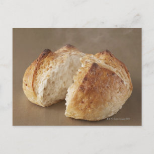 Unpoliertes Reisbäckerei?mit Dampf. Postkarte