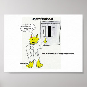 Unprofessionell: Bad Scientist Poster