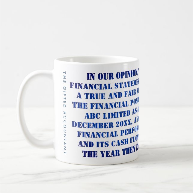 "Unqualifizierte Meinung " Kaffeetasse (Links)