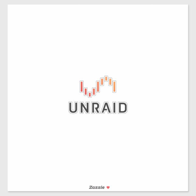 Unraid Vinyl Sticker (Blatt)