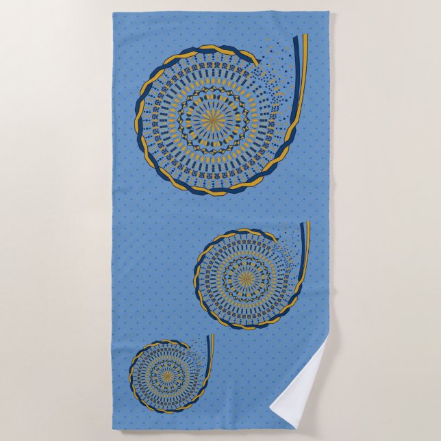 Unraveling Beach Handtuch (Vorderseite)