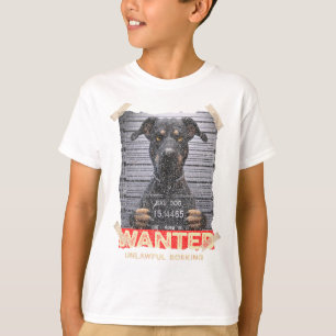 Unrechtmäßiges Bellen: Die strenge Warnung der Dob T-Shirt