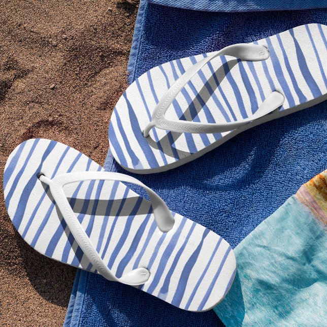 Unregelmäßige Aquarellfarben - einfache Linien - b Flip Flops (Von Creator hochgeladen)