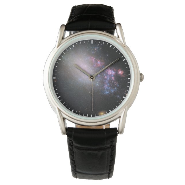 Unregelmäßige Galaxy Ngc 4485 Armbanduhr (Vorderseite)