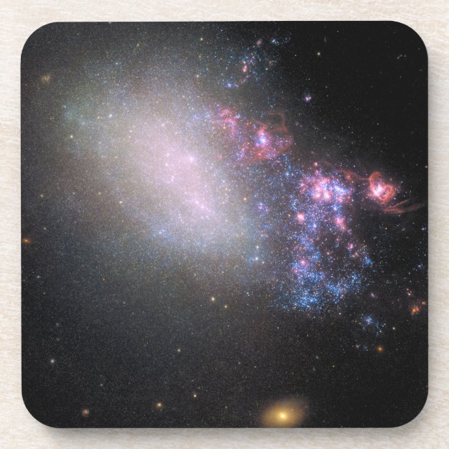 Unregelmäßige Galaxy Ngc 4485 Getränkeuntersetzer (Vorderseite)