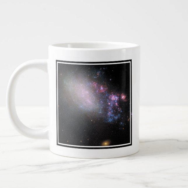 Unregelmäßige Galaxy Ngc 4485 Jumbo-Tasse (Links)