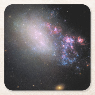 Unregelmäßige Galaxy Ngc 4485 Rechteckiger Pappuntersetzer