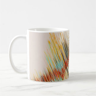Unregelmäßige Kurven Abstrakte Malerei Kunst Kaffeetasse