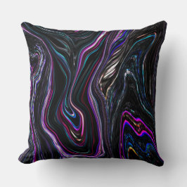 Unregelmäßige Kurven mit Farben, die durch die Dun Kissen