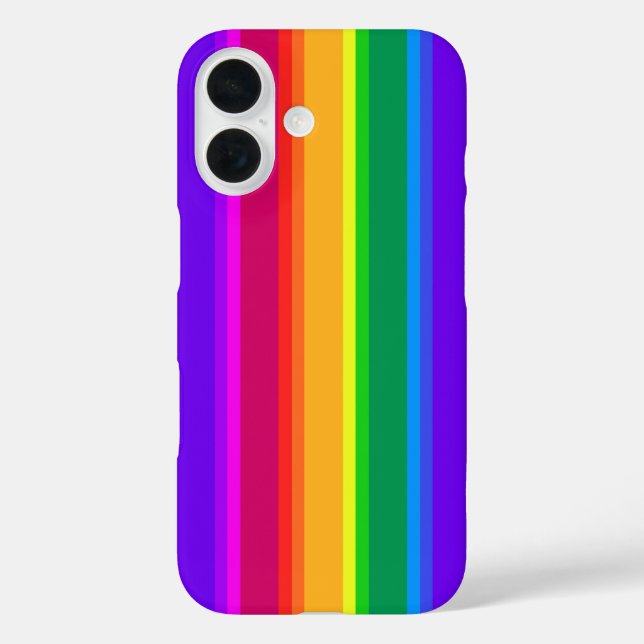 Unregelmäßige Regenbogenstreifen Case-Mate iPhone- iPhone Hülle (Rückseite)