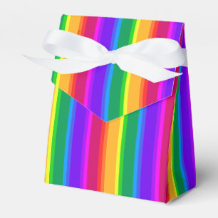 Unregelmäßige Regenbogenstreifen Geschenkschachtel