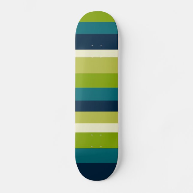 Unregelmäßige Streifen 02 Skateboard (Vorderseite)