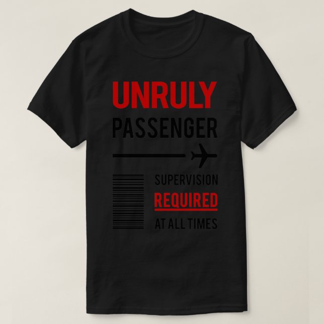Unregelmäßiger Fluggast 2 T-Shirt (Design vorne)