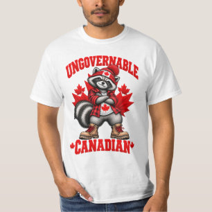 Unregierbarer kanadischer Waschbär – Kanada 2026 s T-Shirt