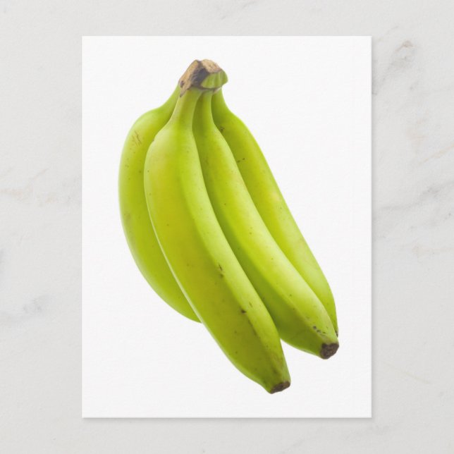 Unreife Banane Postkarte (Vorderseite)