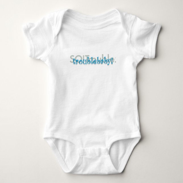 Unruhe! - Junge Baby Strampler (Vorderseite)