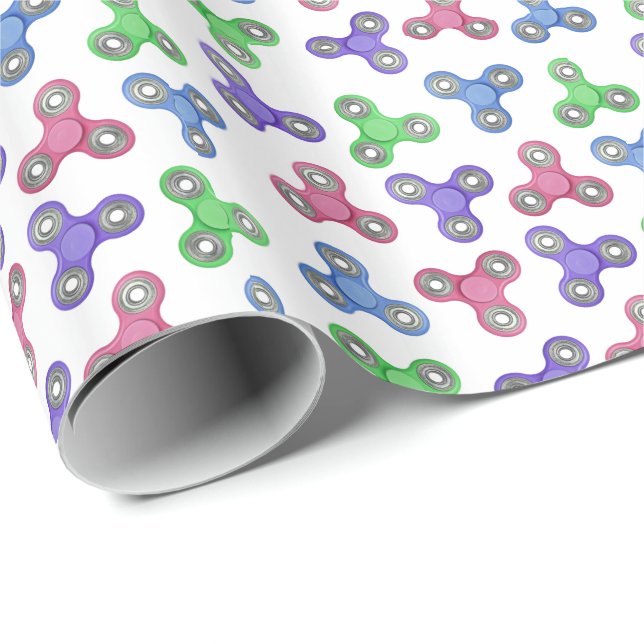 Unruhespinnermuster Geschenkpapier (Rolleneckpunkt)