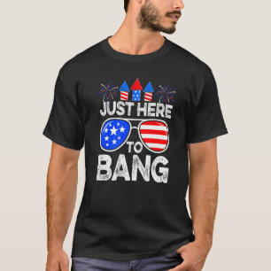 Unruhestifter 4. Juli nur hier, um die US-Flagge z T-Shirt