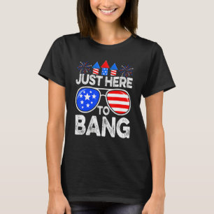 Unruhestifter 4. Juli nur hier, um die US-Flagge z T-Shirt