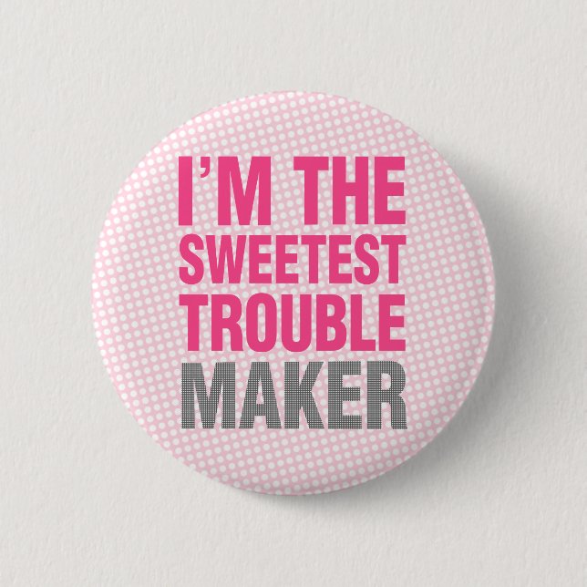 Unruhestifterknopf Button (Vorderseite)