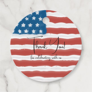 Unruhige USA-Flagge 4. Juli Geschenkanhänger