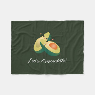 Uns gelassen Avocuddle lustiger niedlicher Fleecedecke