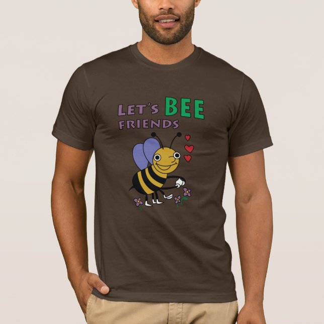 Uns gelassen Bienen-Freund-T - Shirt (Vorderseite)