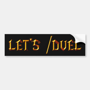 Uns gelassen /Duel Autoaufkleber