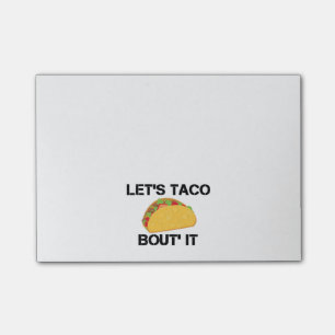 Uns gelassen Taco-Kampf es Post-it Klebezettel
