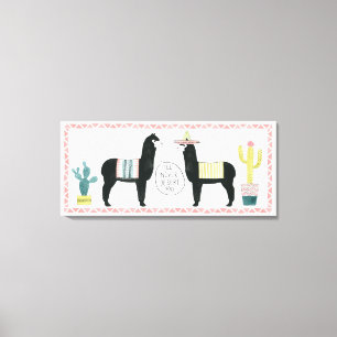 Uns gelassen Taco über es   verlasse ich Sie nie Leinwanddruck