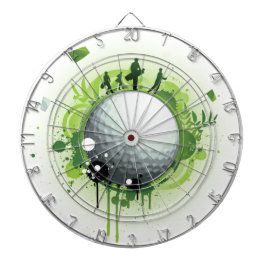 Uns T-Shirt für Golf weg gelassen Dartscheibe