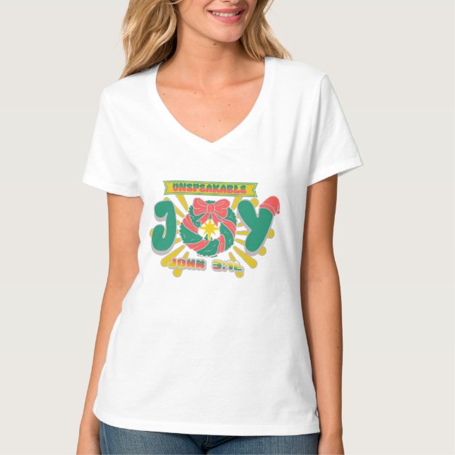 Unsagbare Freude T-Shirt (Vorderseite)
