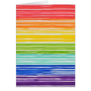 Unsaubere Regenbogenstreifen